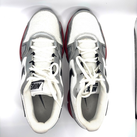 Nike Air Relentless Running Shoes Sneakers White Silver Red Black Men\'s Size 8.5 main image 9
